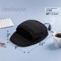 Heated Computer Mouse Pad Hand Warmer: USB Hand Warmers for Computer | Removable Heating Element | 3 Temperatures/Time Limits | Roomy, Hand-Warming Mouse Pad for Men and Women