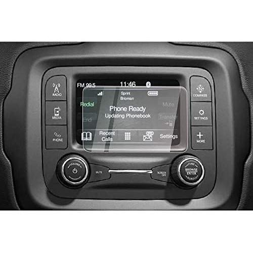 CDEFG for 2018 2019 2020 2021 Wrangler JL/ 2020 Gladiator JT Center Control Touchscreen Navigation Touch Screen Protector, HD Clear Tempered Glass 9H Scratch Resistance (5 inch)
