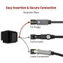 Digital Optical Audio Cable (10 Feet) - [Flawless Audio, Secure Connection] iVanky Slim Braided Digital Audio Optical Cord/Toslink Cable for Sound Bar, TV, PS4, Xbox, Samsung, Vizio - CL3 Rated, Grey