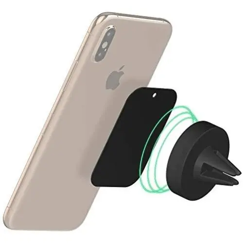 TalkWorks Air Vent Magnetic Phone Car Mount Cell Phone Holder Magnet Compatible with Apple iPhone 11, 11 Pro/Max, XR, XS/Max, X, 8, 7, 6, SE, Android for Samsung Galaxy TalkWorks Air Vent Magnetic Phone Car Mount Cell Phone Holder Magnet Compatible with Apple iPhone 11, 11 Pro/Max, XR, XS/Max, X, 8, 7, 6, SE, Android for Samsung Galaxy