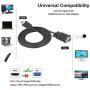 HDMI to VGA, Benfei 2 Pack HDMI to VGA 6 Feet Cable (Male to Male) Compatible for Computer, Desktop, Laptop, PC, Monitor, Projector, HDTV, Raspberry Pi, Roku, Xbox and More