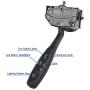 X AUTOHAUX Turn Signal Switch Lighting System Multifunction Combination Switch for Dodge Avenger 1997-2000 Replaces MR277924