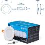 Hyperikon 4 Inch LED Recessed Lighting Slim Downlight, 9W=60W Dimmable Halo Lights with Driver Box, UL, Daylight White, 14 Pack