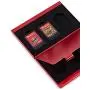 Funlab Premium Game Card Case for Nintendo Switch, Portable Aluminum Games Storage with 6 Cards Holder for Travel Carrying – Red