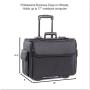 STEBCO 261710BLK Rolling Catalog/Computer Case, Nylon, 18 x 8 x 13, Black (STB261710BLK)