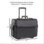 STEBCO 261710BLK Rolling Catalog/Computer Case, Nylon, 18 x 8 x 13, Black (STB261710BLK)