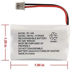 Uniden BBTY0504101 Model BT446 Nickel Metal Hydride Rechargeable Cordless Phone Batteries (Pack of 3) for use with T94 Series, TWX977 and WXI977 Cordless Phones