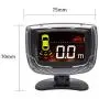 LED Display Car Rearview Reverse Radar System with 8 Parking Sensors, Sizet Front and Rear Parking Buzzer Beeps + LED Distance Display