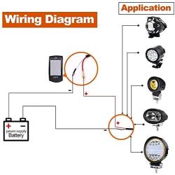 Ourbest Grey Motorcycle Handlebar Switch 12V for Motorbike Scooter, Fog Light On Off Toggle Switchfor Electrombile-2Pcs