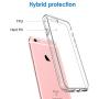 JETech Case Compatible with iPhone 6 Plus and iPhone 6s Plus 5.5-Inch, Shock-Absorption Bumper Cover, Anti-Scratch Clear Back (HD Clear)