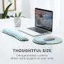 VicTsing Keyboard Wrist Rest and Mouse Pad with Wrist Support, Ergonomic Mouse Pad, Durable & Comfortable & Lightweight for Easy Typing, Pain Relief, Memory Foam Keyboard Pad Set for Laptop/Mac, Green