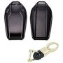 Royalfox(TM) Soft TPU Smart Display LCD Remote Key Fob case Cover for BMW 5 Series(2018) 528Li 530Li 540Li,BMW 2016 2017 2018 7 Series G11 G12 (Black)