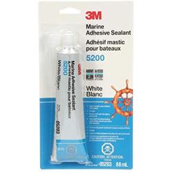 3M Marine Adhesive Sealant 5200 (05203) – Permanent Bonding and Sealing for Boats and RVs – White – 3 Ounces