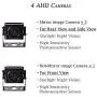9'' AHD Truck Parking Backup System & Built-in DVR Surveillance IPS Screen 4 Cameras 4-Channel Separate 720P HD Recording for Truck Bus Trailer Motorhome 12V-24V No-Light Night Vision 4-PIN Shockproof