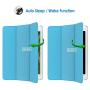 JETech Case for iPad Mini 4, Smart Cover with Auto Sleep/Wake, Blue