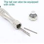 Pin Vise Hand Drill Bits Set Pearl Drilling Holes Tool Kit Mini Bench Vice for Drilling Tool DIY,Model Making,Metal Wood,Jewelry,Delicate Manual Work & Electronic Assembling (Silver)