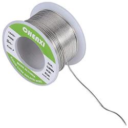 Lead - Free, Rosin Core Solder Wire, Sn99.3Cu0.7, Diameter 0.031inches 0.8mm, Net Weight 1.8oz 50g, For Electrical Soldering