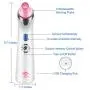 Blackhead Remover Pore Vacuum - Electric Blackhead Vacuum Cleaner Blackhead Extractor Tool Device Comedo Removal Suction Beauty Device for Women（Pink)