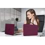MOSISO MacBook Air 13 inch Case 2020 2019 2018 Release A2337 M1 A2179 A1932,Plastic Hard Case&Bag&Keyboard Skin&Webcam Cover&Screen Protector Compatible with MacBook Air 13 inch Retina, Marsala Red