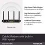NETGEAR Nighthawk Cable Modem WiFi Router Combo (C7800) - Compatible with Cable Providers Including Xfinity by Comcast, Cox, Spectrum | Cable Plans Up to 2 Gigabits | AC3200 WiFi Speed | DOCSIS 3.1