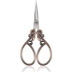 BIHRTC Small Scissors 4.5 Inch Embroidery Scissors Stainless Steel Sewing Scissors Needlepoint Scissors DIY Tools for Office Crafing Needle Art Work Cross Stitch Threading Cutter