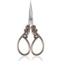 BIHRTC Small Scissors 4.5 Inch Embroidery Scissors Stainless Steel Sewing Scissors Needlepoint Scissors DIY Tools for Office Crafing Needle Art Work Cross Stitch Threading Cutter