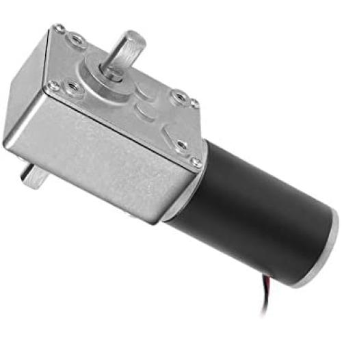 uxcell Double Shaft Worm Gear Motor DC 12V 250RPM High Torque Speed Reduction Motor with Metal Gearbox