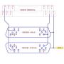 CZH-LABS DIN Rail Mount DSUB DB26HD Male/Female Header Interface Module, D-SUB Breakout Board.