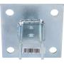 Morris Products 17454 Post Base Channel 4 Hole Square – For 1-5/8” Strut – Side Orientation, Galvanized Steel – 6” x 6” Base – Secures Strut Assembly to Floors, Surfaces Morris Products 17454 Post Base Channel 4 Hole Square – For 1-5/8” Strut – Side Orientation, Galvanized Steel – 6” x 6” Base – Secures Strut Assembly to Floors, Surfaces