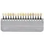 1 Set 16 Colors 3D Teeth Whitening Shade Guide Porcelain - Tooth Bleaching Shade Chart Mold - Tracking & Comparing - Dental Equipment Dentist Material - Professional or Household Oral Care (White)