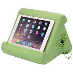 Flippy with New Storage Cubby Multi-Angle Soft Pillow Lap Stand for iPads, Tablets, eReaders, Smartphones, Books, Magazines (Kiwi Kawaii)