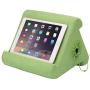 Flippy with New Storage Cubby Multi-Angle Soft Pillow Lap Stand for iPads, Tablets, eReaders, Smartphones, Books, Magazines (Kiwi Kawaii)