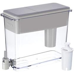 Brita Standard UltraMax Water Filter Dispenser, Gray, Extra Large 18 Cup, 1 Count