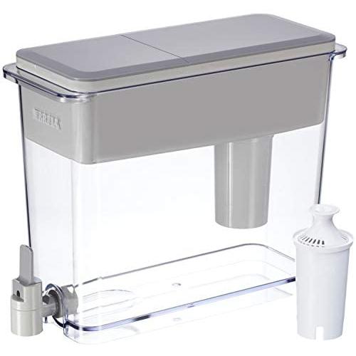 Brita Standard UltraMax Water Filter Dispenser, Gray, Extra Large 18 Cup, 1 Count