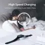 Watch Charger, 2 in 1 Portable Wireless Watch Phone Charger Charging Cable