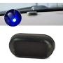Onerbuy Solar Power Simulated Car Alarm LED Light Anti-Theft Warning Lights Flashing Security Lamp Blue
