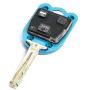 STAUBER Best Key Shell Replacement for Lexus - HYQ1512V, HYQ12BBT - NO Locksmith Required Using Your Old Key and chip! - Blue