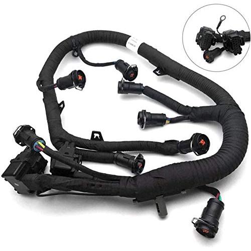 FICM Engine Fuel Injector Complete Wire Harness Compatible with for Ford Powerstroke 6.0L Diesel 2003, 2004, 2005, 2006, 2007 F250 F350 F450 F550 Excursion, Replacement# 5C3Z-9D930-A, 5C3Z9D930A