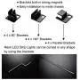 NEON RGB LED Strip for PC, RGB LED Strip for 12V 4-Pin RGB LED headers, Compatible with ASUS Aura RGB, MSI Mystic Light, ASROCK Aura RGB Motherboard, Come with 12pcs Strong Magnetic Brackets