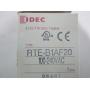 NEW IDEC RTE-B1AF20 RELAY 0-1MIN ELECTRONIC TIMER 100-240V-AC D316308