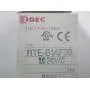 NEW IDEC RTE-B1AF20 RELAY 0-1MIN ELECTRONIC TIMER 100-240V-AC D316308