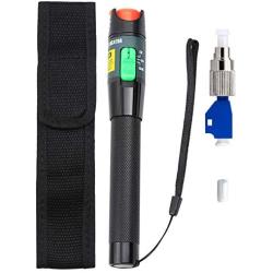 30KM Aluminium Visual Fault Locator Fiber Tester Detector Meter Universal Connector FC Male to LC Female Adapter for CATV Telecommunications