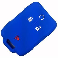 Coolbestda Rubber Key Fob Remote Control Protector Cover Case for 2018 2017 2016 Chevrolet Chevy Silverado Colorado GMC Canyon Sierra Yukon Cadillac M3N32337100 13577770 13577771