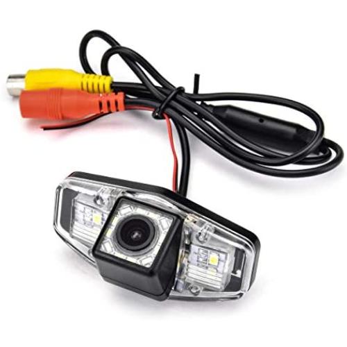 aSATAH 12 LED Car Rear View Camera for Honda Accord / Inspire / Spirior / Honda Civic VII VIII / Honda City 4D & Waterproof and Shockproof Reversing Backup Camera (12 LED)