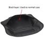 Faraday Bag, Wisdompro RFID Signal Blocking Bag Shielding Cage Pouch Wallet Case for Cell Phone Privacy Protection and Car Key FOB, Anti-Tracking, Anti-Spying Case Blocker - Black