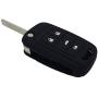 New Black 4 Buttons Key Cover for Flip Folding Key Case Cover Silicone cover for 2010 2011 2012 2013 2014 Camaro