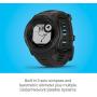 Garmin 010-02064-00 Instinct, Rugged Outdoor Watch with GPS, Features Glonass and Galileo, Heart Rate Monitoring and 3-Axis Compass, Graphite