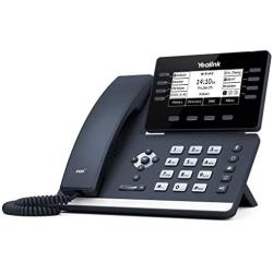 Yealink T53 IP Phone, 12 VoIP Accounts. 3.7-Inch Graphical Display. USB 2.0, Dual-Port Gigabit Ethernet, 802.3af PoE, Power Adapter Not Included (SIP-T53)