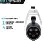 Lectron 240V 16 Amp Level 2 EV Charger with 21ft Extension Cord J1772 Cable & NEMA 6-20 Plug (UL-Certified)