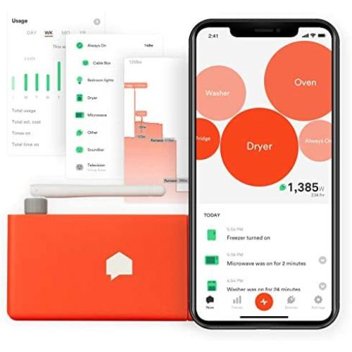 Sense Energy Monitor – Track Electricity Usage in Real Time and Save Money – Meets Rigorous ETL/Intertek Safety Standards